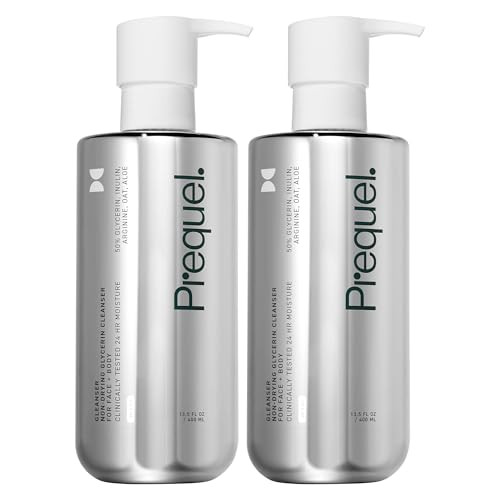Prequel Gleanser, Moisturizing Glycerin Face Wash, Unscented Cleanser for Sensitive and Dry Skin, 6.75 fl oz Pump Bottle (Pack of 2) | Amazon (US)