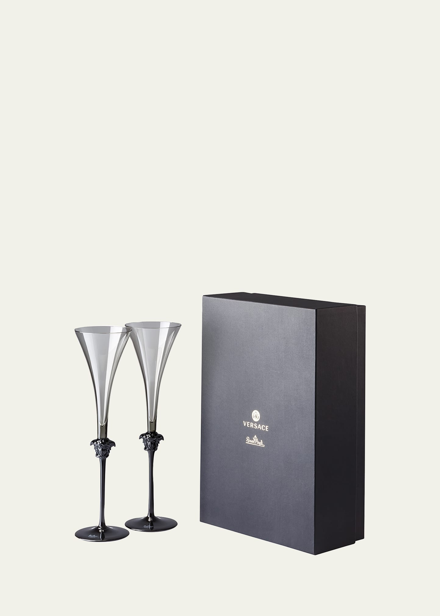 Medusa Lumiere Haze Champagne Flutes, Set of 2 | Bergdorf Goodman