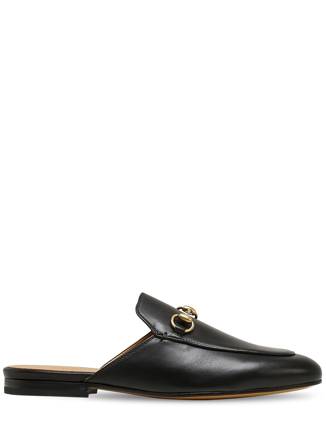 10mm Princetown Leather Mules | Luisaviaroma