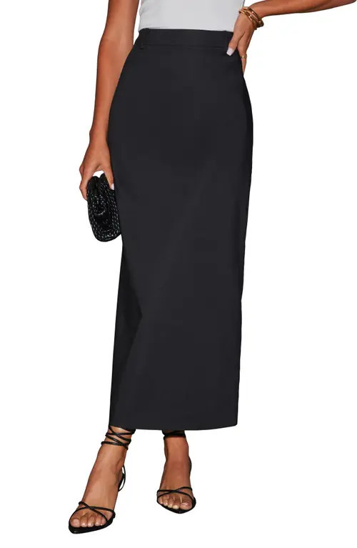 VICI Collection Naima Pencil Midi Skirt in Black at Nordstrom, Size Medium | Nordstrom