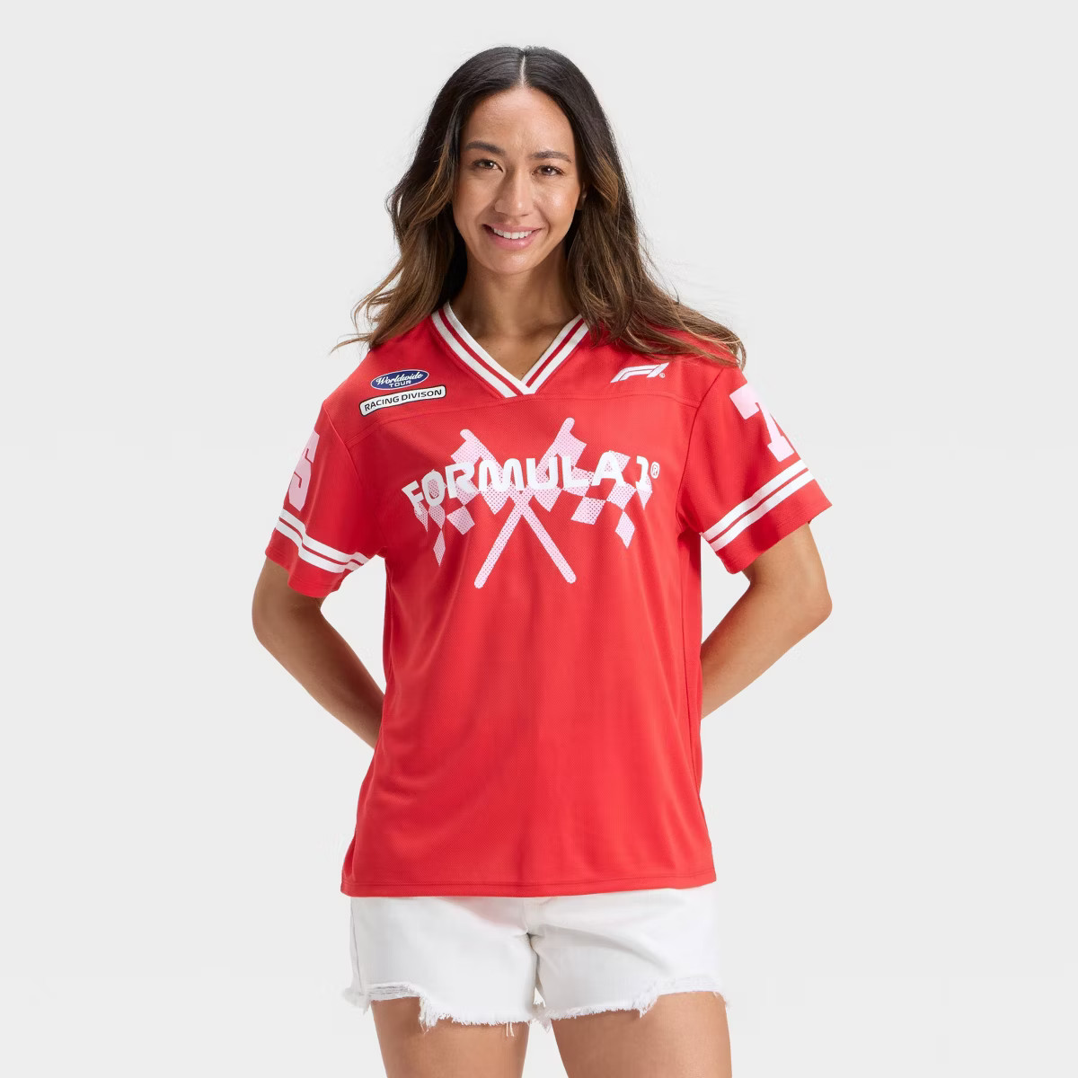 Women's F1 Short Sleeve Graphic Jersey - Red | Target