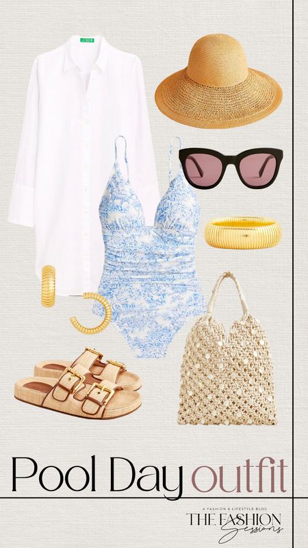 Pool day outfit!! 

Pool day | summer | tummy control swimsuit | cute one pieces | sandals | beach day | beach outfit | coverup | sunglasses | jewelry | beach bag | Tracy | The Fashion Sessions 

#LTKstyletip #LTKswim #LTKSeasonal