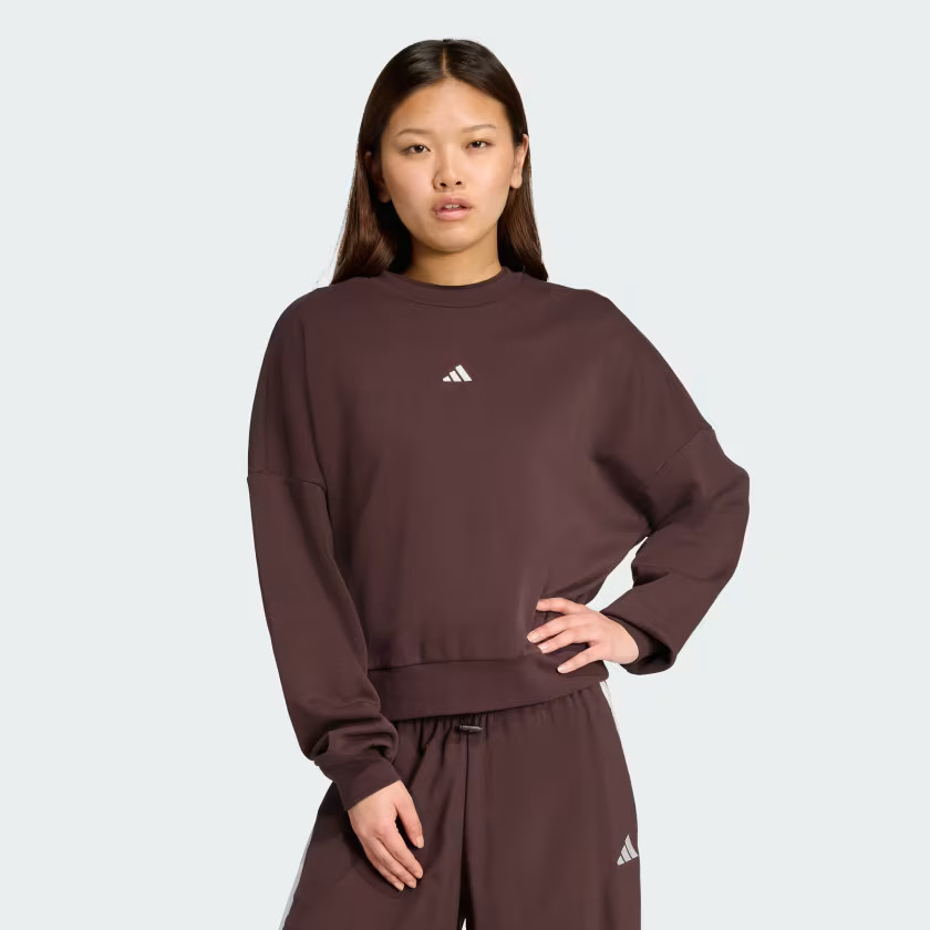 Essentials Small Logo Feelcozy Sweatshirt | adidas (US)