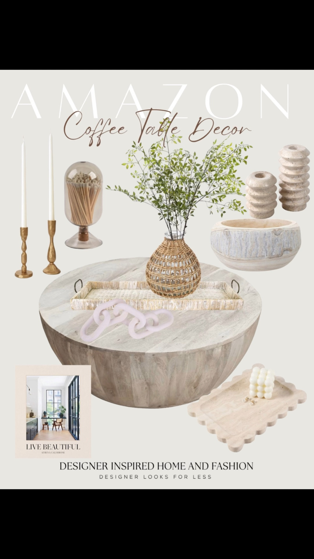 Amazon coffee table styling finds 

#LTKHome