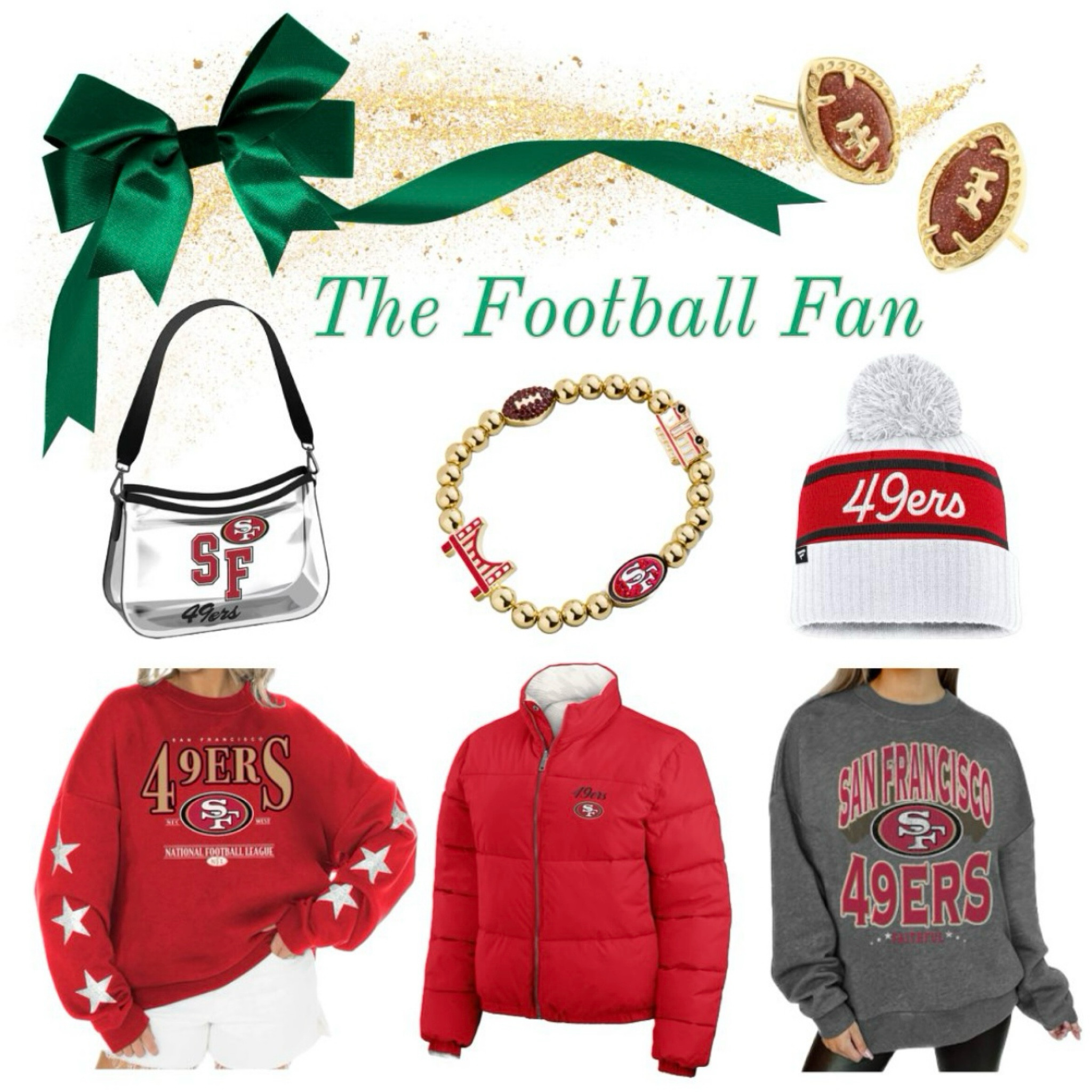 Do you love football? I sure do! 🏈 these are a few fabulous gift ideas for the football fan on your list, and yes, I linked some some non-Niners gifts too 🤗❤️💚🎁🏈

#LTKItBag #LTKGiftGuide #LTKFindsUnder100