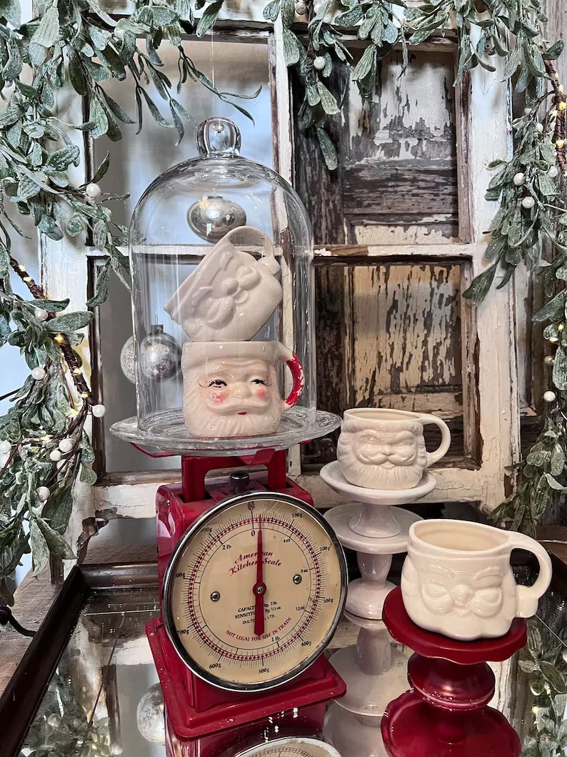 Vintage Christmas Santa Mug | Etsy (US)
