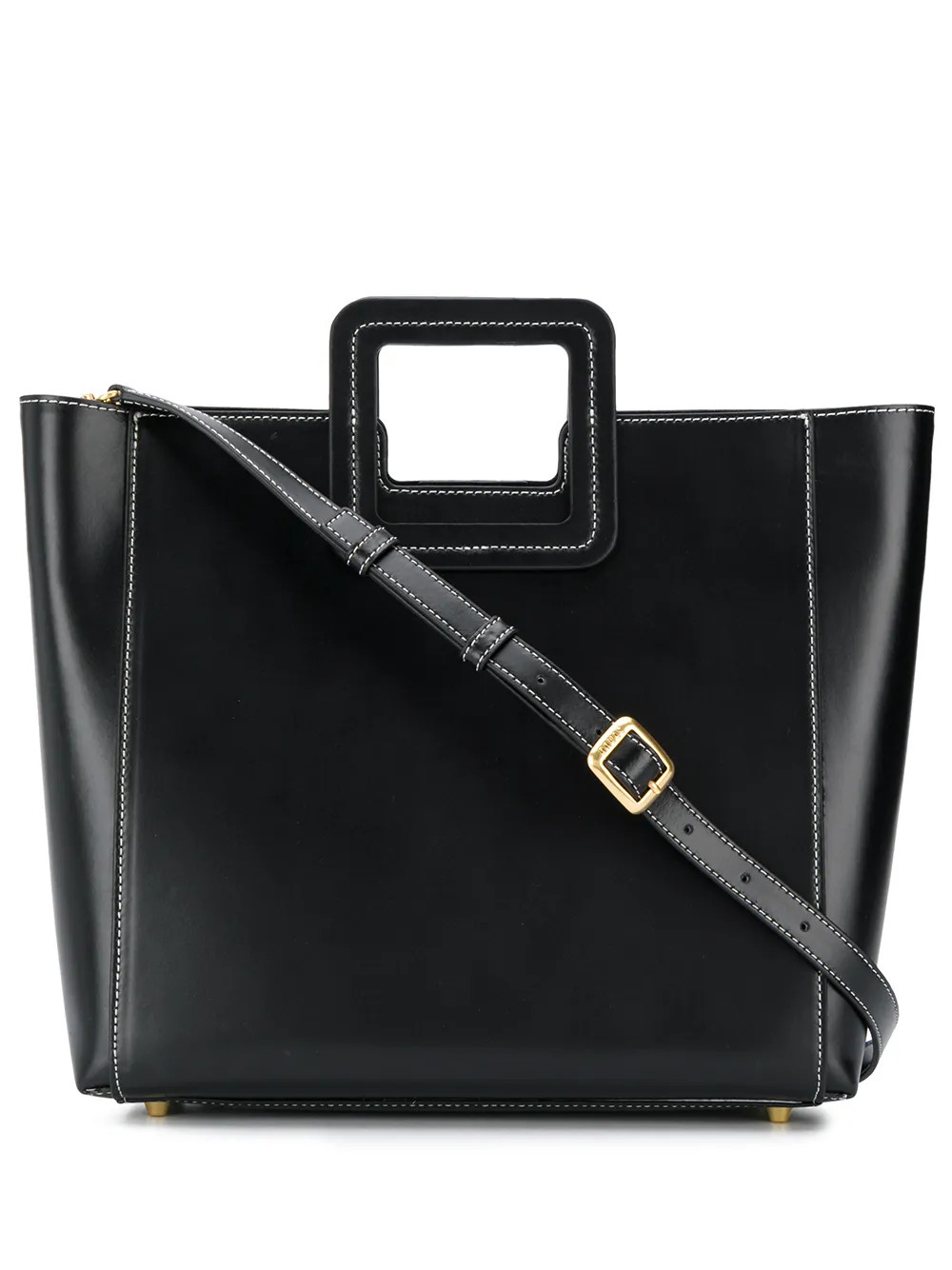 square handle tote bag | Farfetch Global