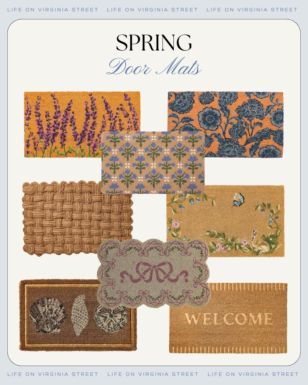 Spring decor mats 🙌🏻🙌🏻

#LTKSeasonal #LTKHome