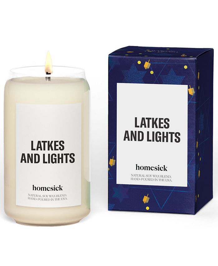 Homesick Candles Latkes and Lights Candle & Reviews - Unique Gifts by STORY - Macy's | Macys (US)