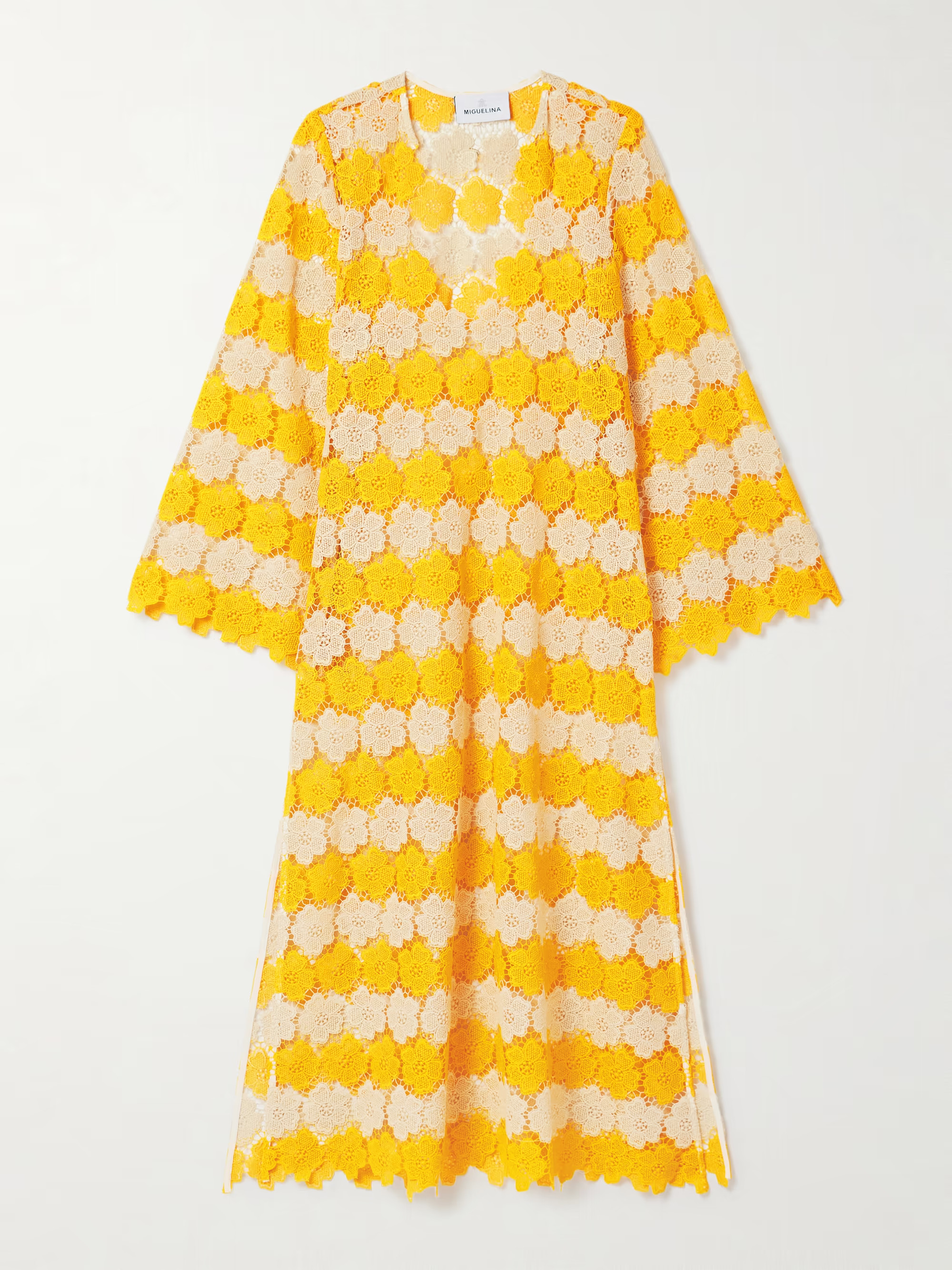 Arelis cotton guipure lace kaftan | NET-A-PORTER (US)