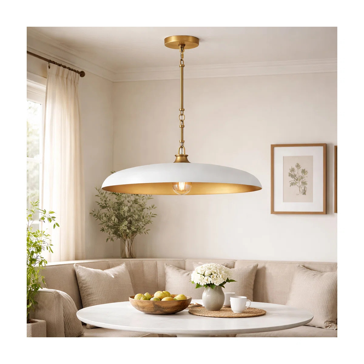 Hinkley Sadie Saucer Shaped Pendant | Wayfair North America