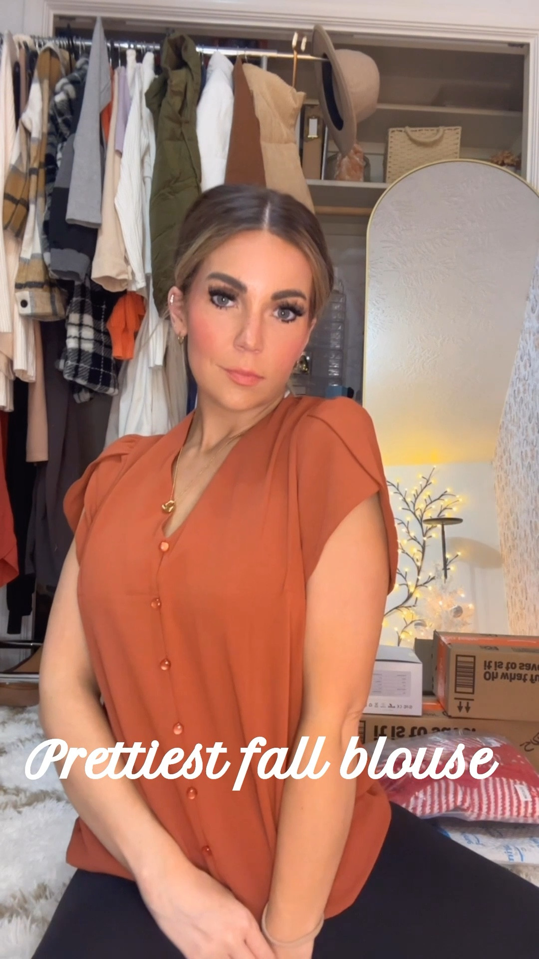 Prettiest fall blouse + the cutest hair ribbons + the most slimming bodysuit 🤎✨
Perfect for Thanksgiving dinners, family photos, or holiday gatherings — easy, feminine, and SO flattering!

Linked everything on my LTK 🛍️
Tap to shop 🤎

#LTKFinds #FallOutfitInspo #HolidayOutfits #ThanksgivingStyle #OOTDFall #NeutralWardrobe #FallFashion2025 #ClassicFeminineStyle #AmazonFashionFinds #LTKHoliday #DressyCasualStyle #ElevatedBasics


#LTKPetite #LTKHoliday #LTKStyleTip