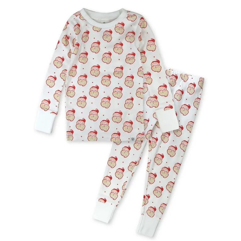 Honest Baby Clothing Toddler Boy or Girl Gender Neutral Organic Cotton Christmas Pajamas, 2 Piece... | Walmart (US)