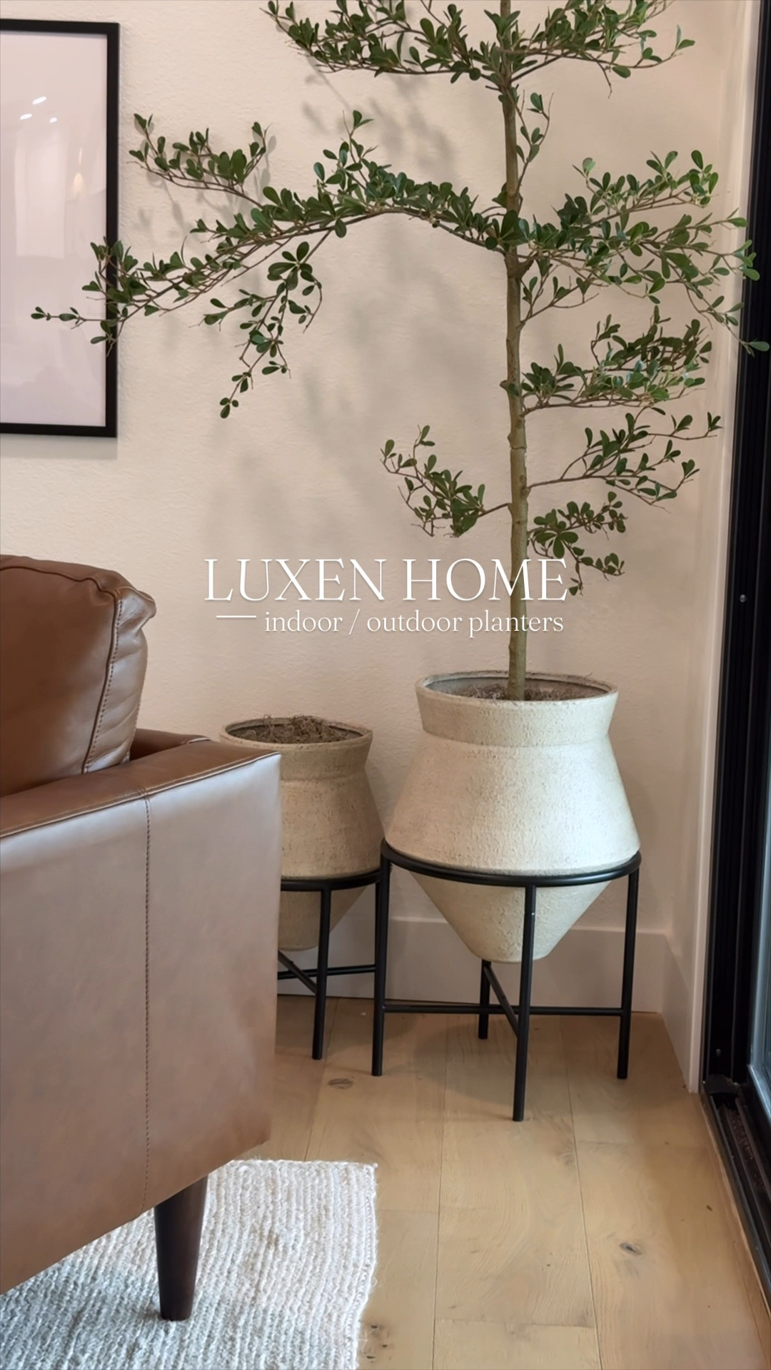 Finishing touches that make a space feel complete ✨ These indoor/outdoor planters from @luxen.home add the perfect organic texture and balance.

I wanted to give this faux tree some extra height, and this planter did just that while also giving it a designer look!

Home finds, furniture, console table, home inspo, Lulu and Georgia, Amazon decor, living room ideas, shop the look!

#luxenhome #interiordecor #homestyling #moderninteriors #neutraldecor #interiordecorator #homeinspo #phoenixhomes #arizonadesigner #interiorstylist #sarahstyledhome #indoorplanters 

#LTKSeasonal #LTKHome #LTKStyleTip