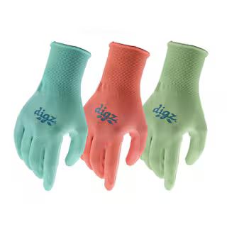 Digz Women's Large Nitrile Coated Gloves (3-Pack) 79882-024 - The Home Depot | The Home Depot