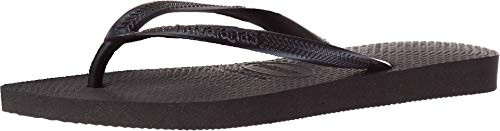 Havaianas Women's Slim Flip Flops Sandals - Black, 11/12 | Amazon (US)