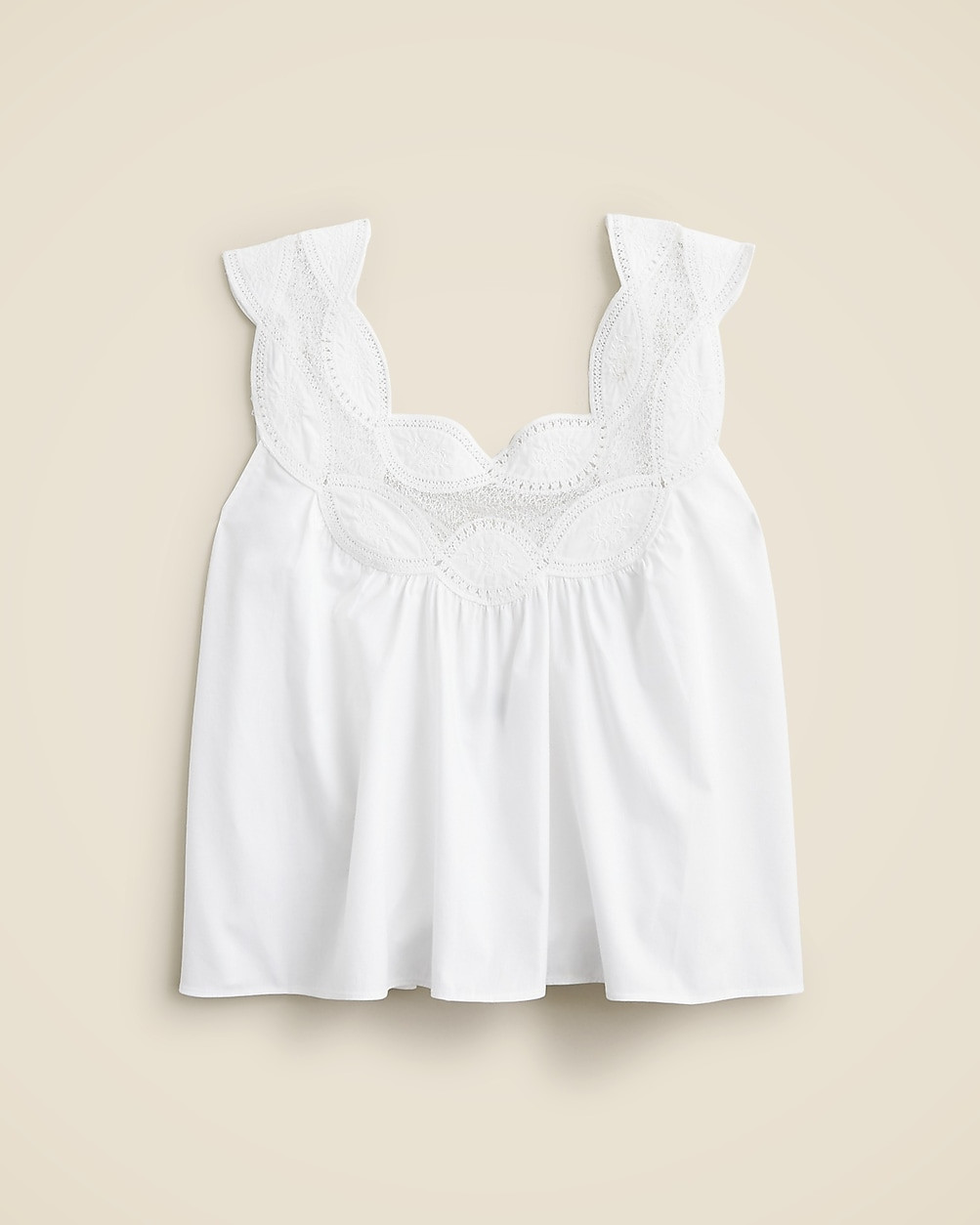 Swingy lace top | J. Crew US