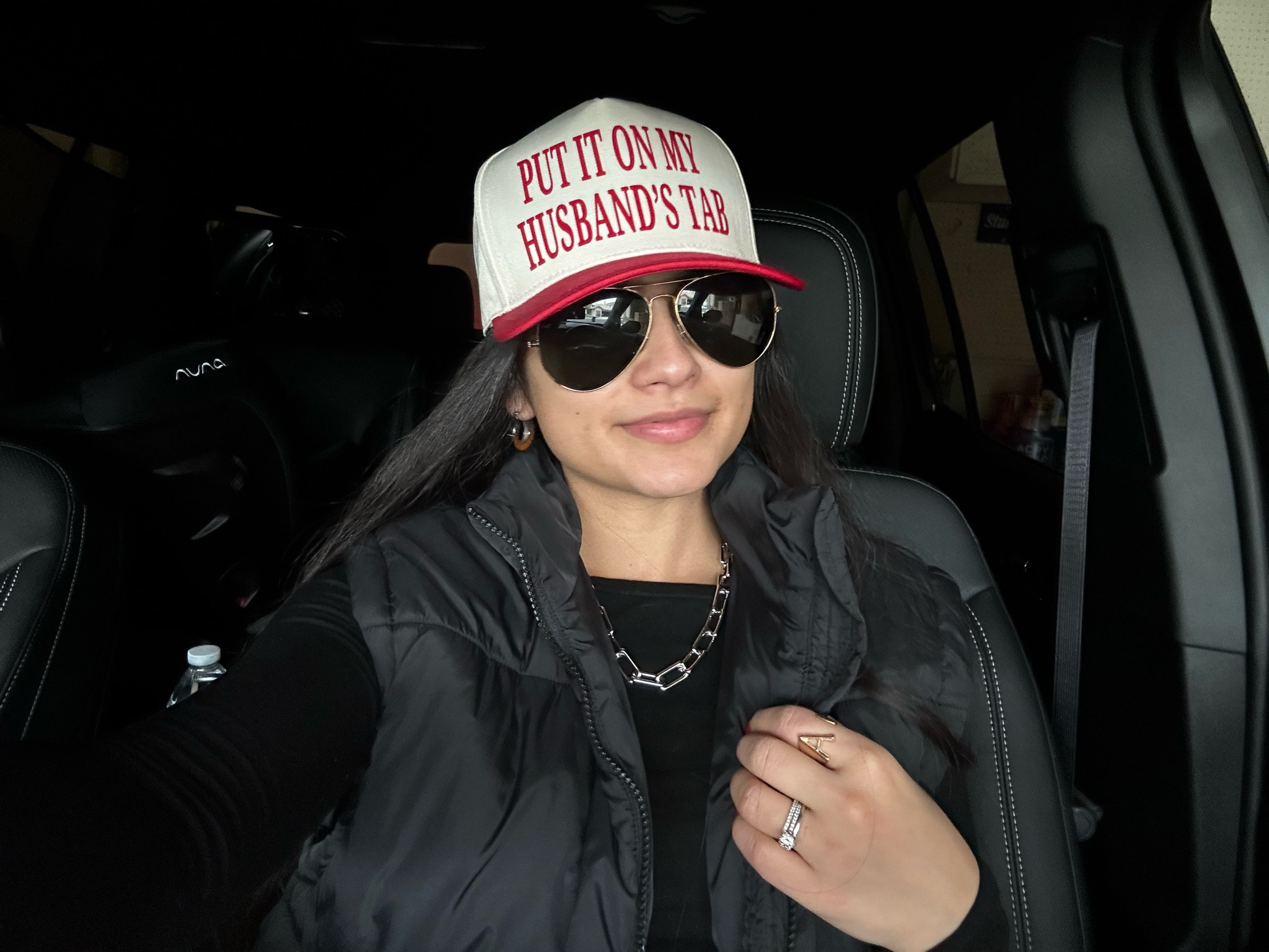Wearing a small in everything! 
Hat is from ninety ten collective. Jewelry is from mixed metals. I linked some similar options! 

#LTKStyleTip #LTKFindsUnder50