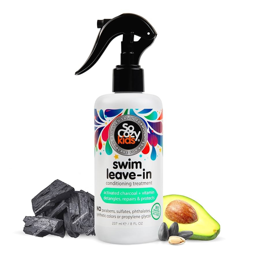 SoCozy Swim Leave In Conditioner Spray & Treatment for Kids Hair (8 Fl Oz) Protects & Repairs Poo... | Amazon (US)