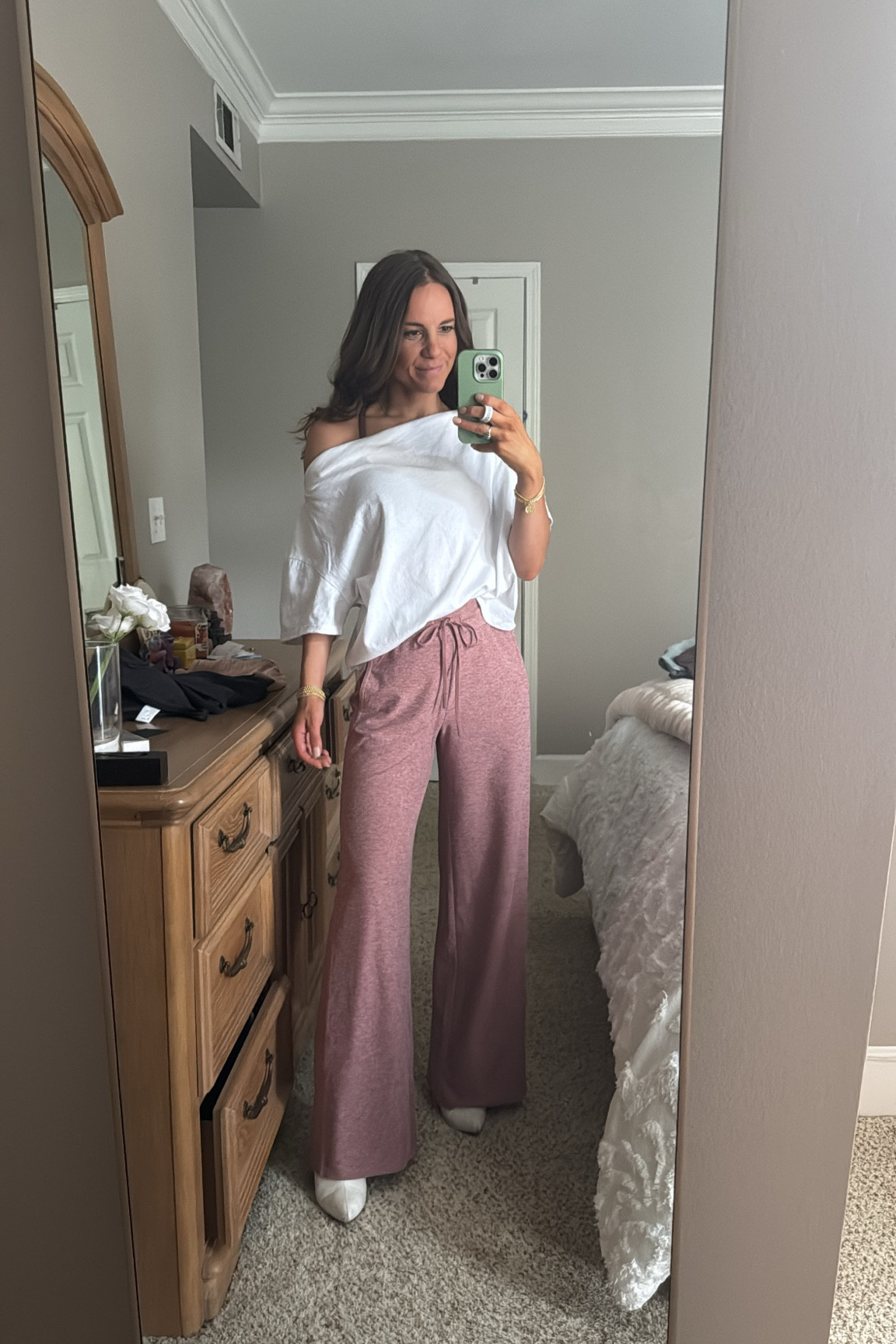 comfy & chic for a girl baby shower where I knew we’d be laying down for a sound healing. Also, wore a white sweatshirt too  It was perfect! 

#LTKActive #LTKStyleTip #LTKFindsUnder100