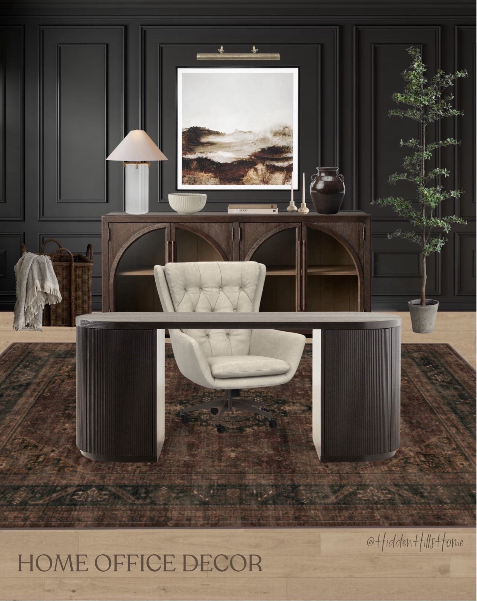 Home office decor, home office mood board, office inspiration, desk, office chair, moody home decor ideas #office

#LTKHome #LTKSaleAlert #LTKSeasonal