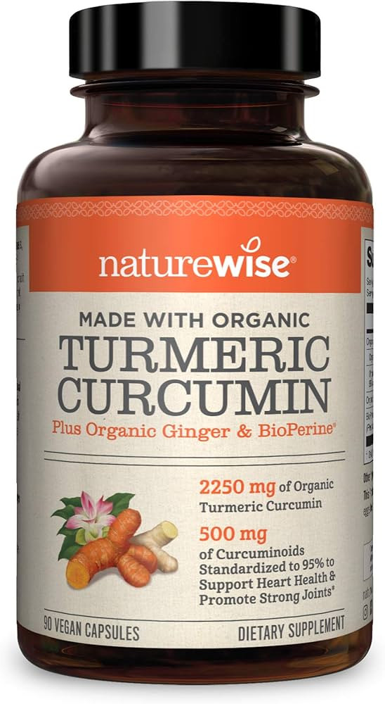 NatureWise Curcumin Turmeric 2250mg | 95% Curcuminoids & BioPerine Black Pepper Extract | Advance... | Amazon (US)