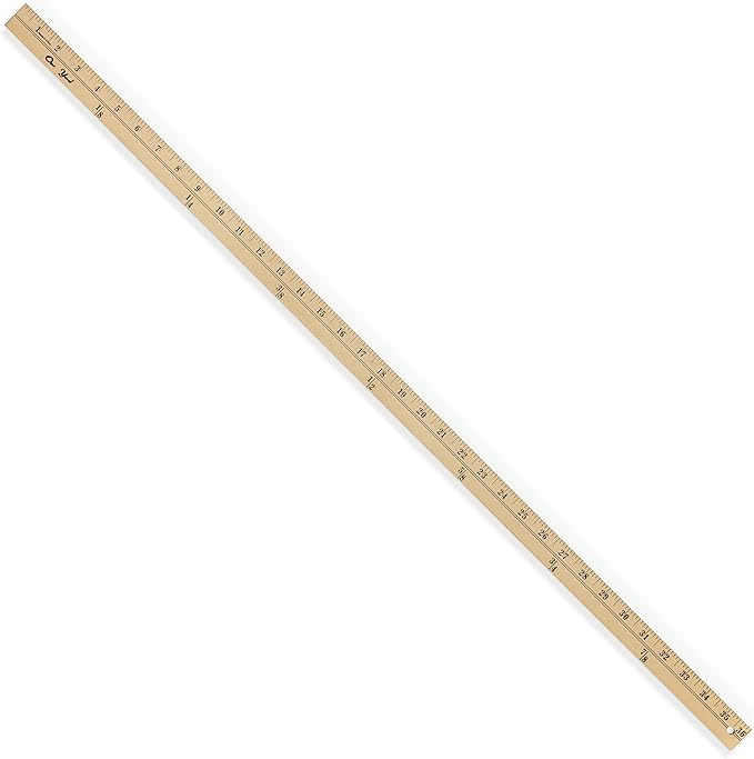 Dritz Wood Metal Tips Yardstick Ruler, 1/4 x 36-Inch, Natural | Amazon (US)