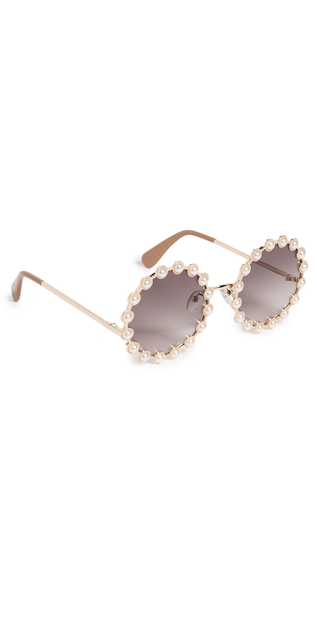 Lele Sadoughi Pearl Elton Sunglasses Pearl 100 One Size | Shopbop
