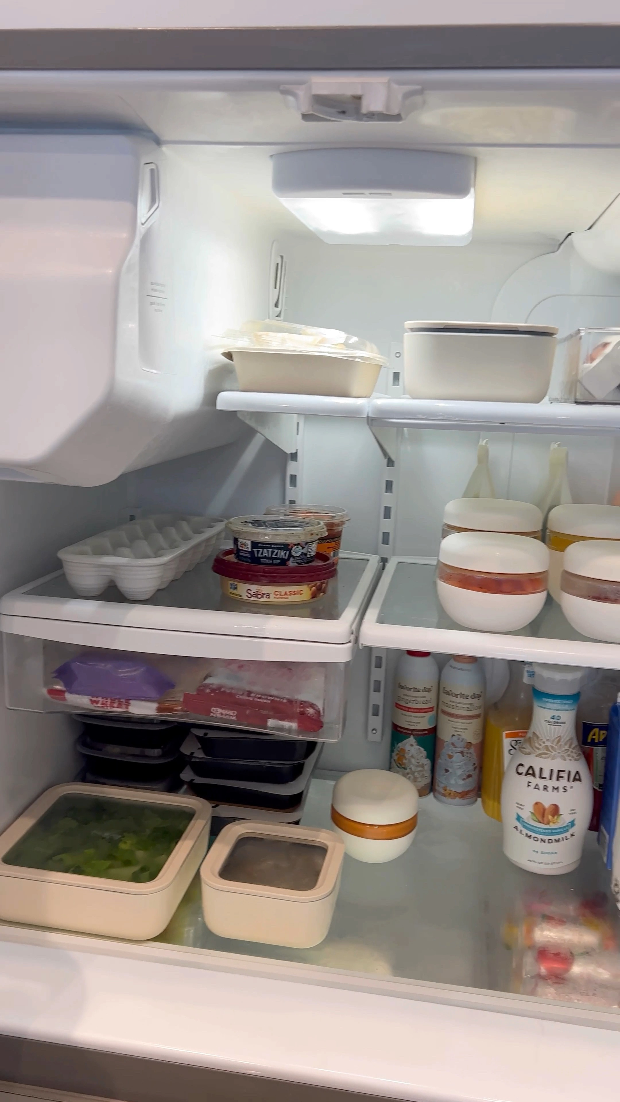 Neutral fridge organization!! 🤍🤍 

#LTKhome