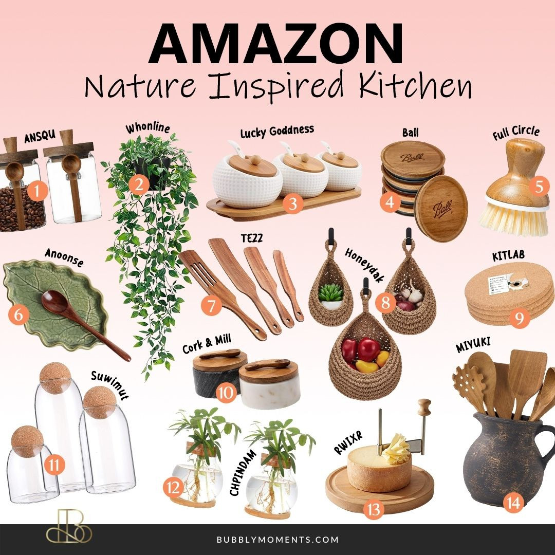 Create a warm, calm kitchen with these Nature-Inspired Kitchen Finds from Amazon 🌿 These pieces are perfect for adding a natural, relaxed feel to your space with earthy tones, simple designs, and everyday functionality. From useful kitchen essentials to subtle décor accents, these finds make your kitchen feel more inviting and easy to enjoy. I love how nature-inspired items bring warmth while still looking clean and modern. They’re easy to style in any kitchen and work beautifully with neutral colours or wood finishes. If you’re looking for simple updates that make a big difference, this collection is a great place to start. Save this post for kitchen inspiration and tap to shop your favourites for an effortless refresh 🍃
#LTKHome #LTKFindsUnder100 #LTKFindsUnder50 #KitchenFinds #AmazonKitchen #KitchenInspo #HomeInspo #NatureInspired #EarthyHome #OrganicStyle #KitchenDecor #CozyKitchen #ModernKitchen #HomeRefresh #StyledHome 

 