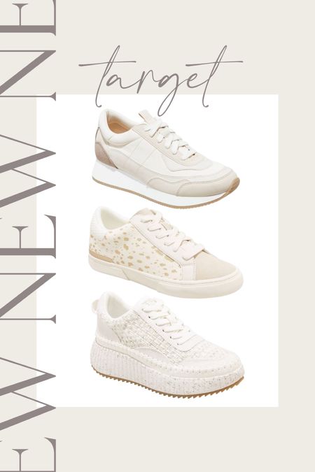 Neutral sneakers dropped at Target 👏 Perfect for spring and summer! Loverly Grey will be styling all 3! 

#LTKSeasonal #LTKunder50 #LTKshoecrush