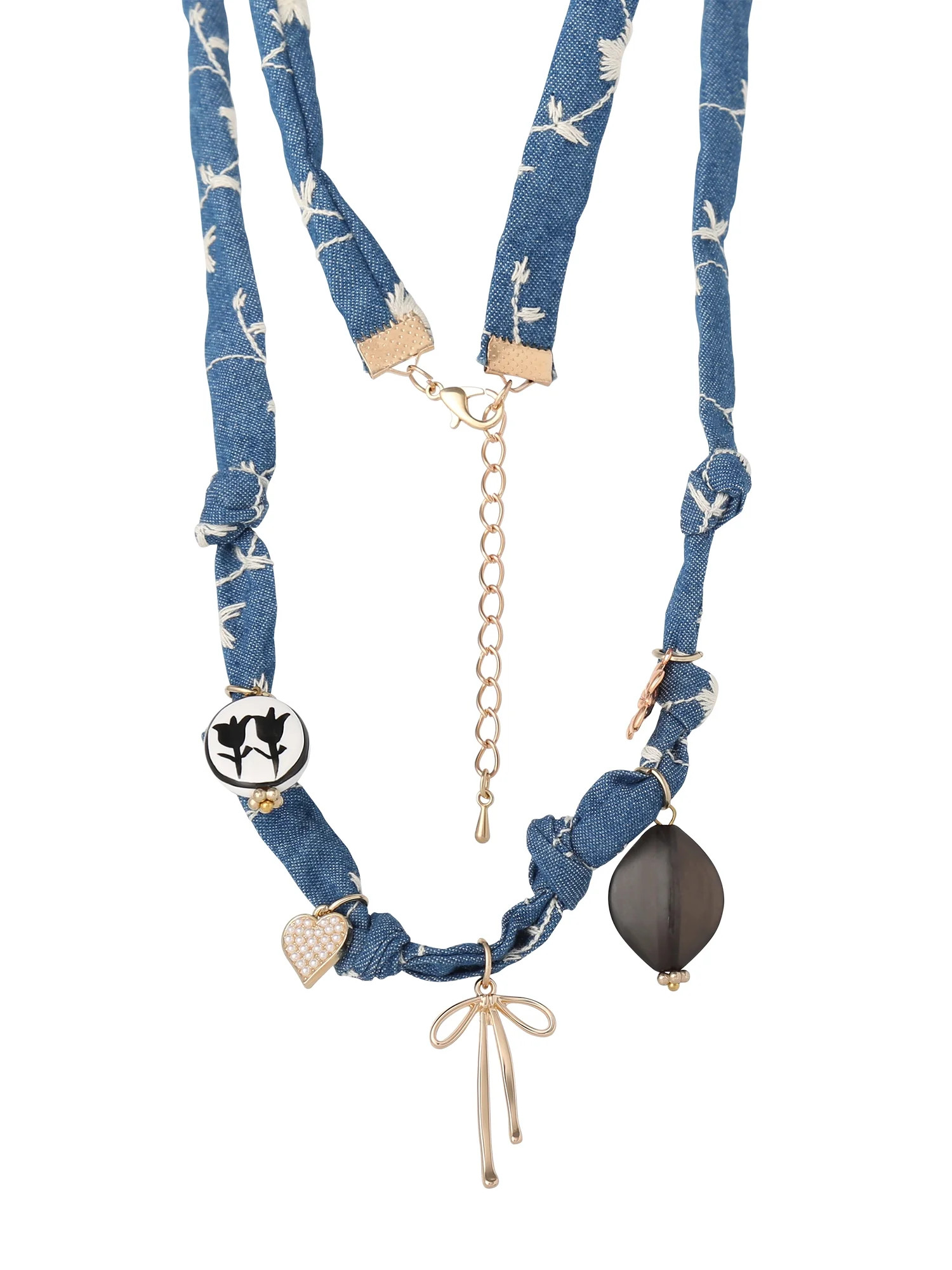 Celebrity Pink Women's Boho Bandana Necklace Charm | Walmart (US)