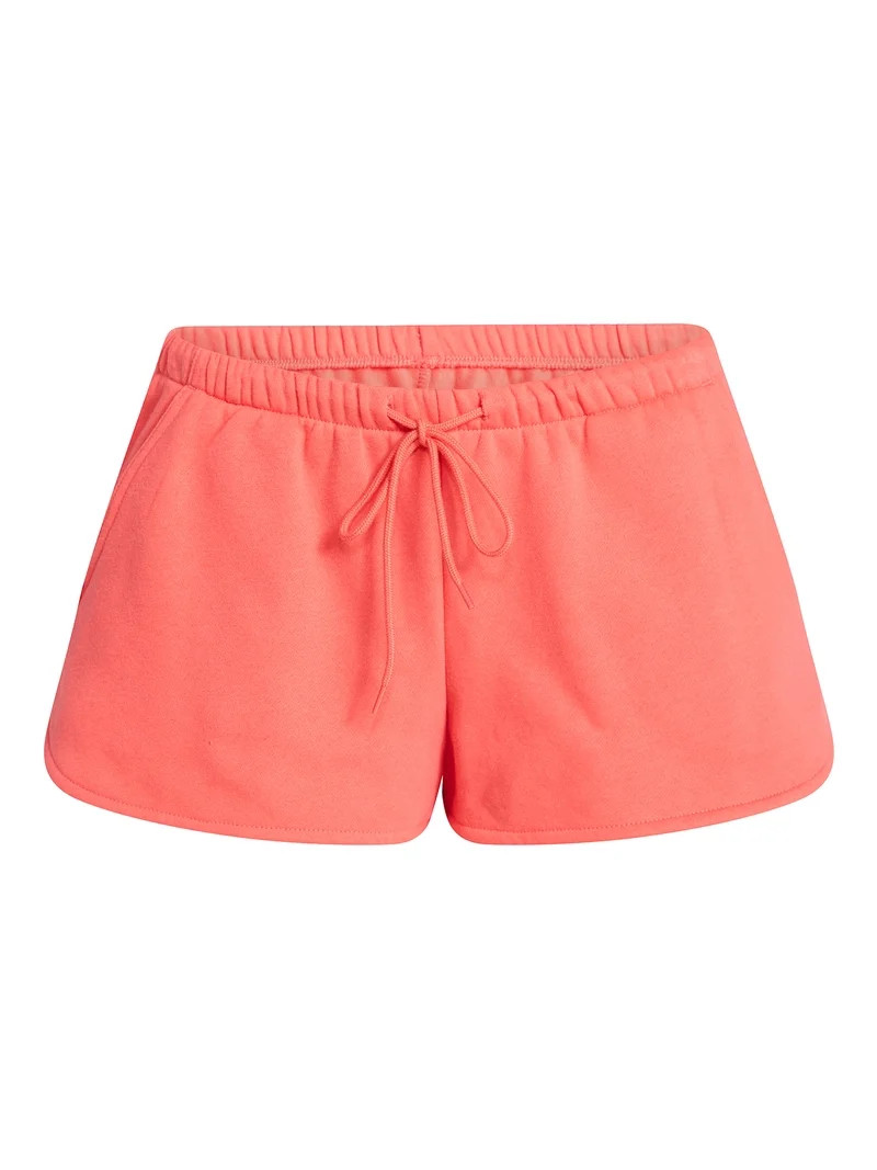 No Boundaries Fleece Dolphin Shorts, 2" Inseam, Women’s XXS-XXL | Walmart (US)