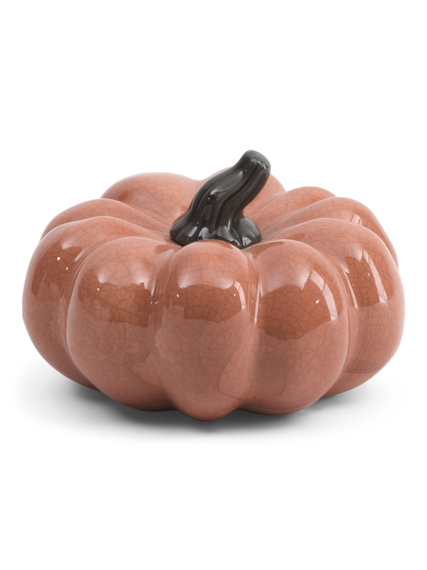 7.5in Ceramic Crackle Pumpkin | Now & Wow! | Marshalls | Marshalls
