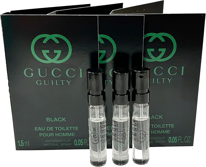 Gucci Guilty Black Sample Perfume Men EDT Spray Pour Homme MINI SMALL Travel Size 1.5 ML / 0.05 (... | Amazon (US)