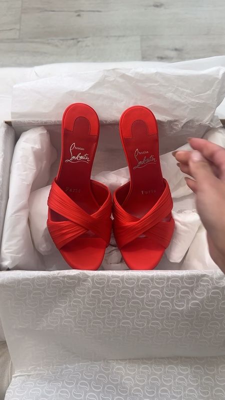 Red Christian Louboutin shoes for Valentine’s Day or Chinese New Year. Red is the color of 2024. These red slide sandal heels are the perfect pair to add to my shoes collection. I’m linking so many cute red shoes for you. 

#LTKstyletip #LTKshoecrush