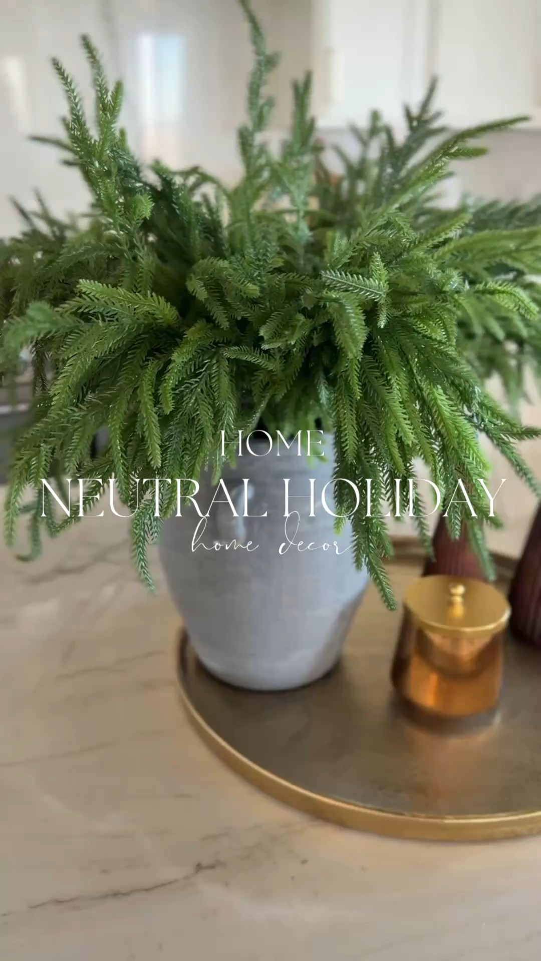 Brown and gold twinkle Christmas tree and holiday home decor #LTKWatchNow

#LTKHoliday #LTKHome