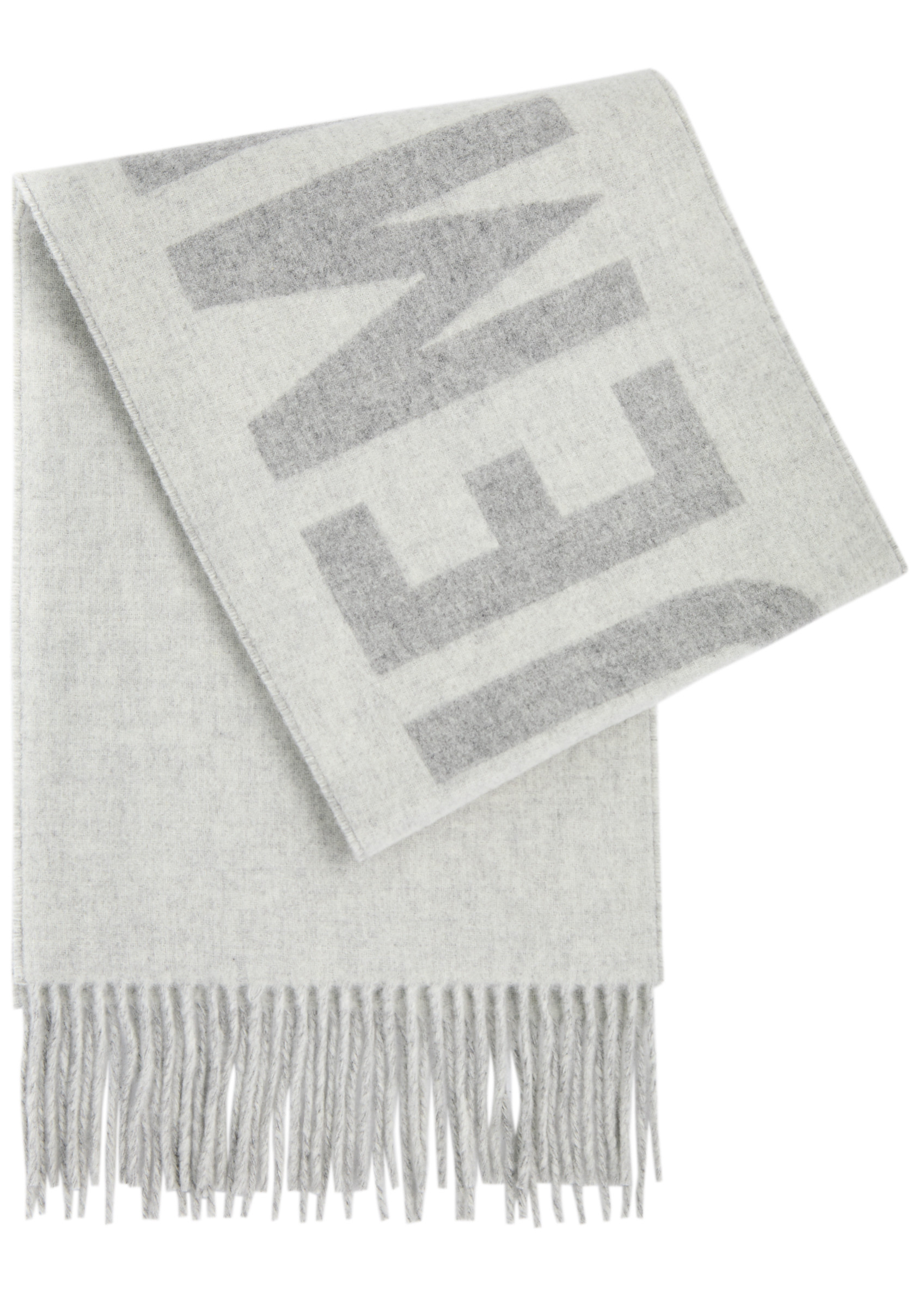 Le Écharpe logo-intarsia wool scarf | Harvey Nichols