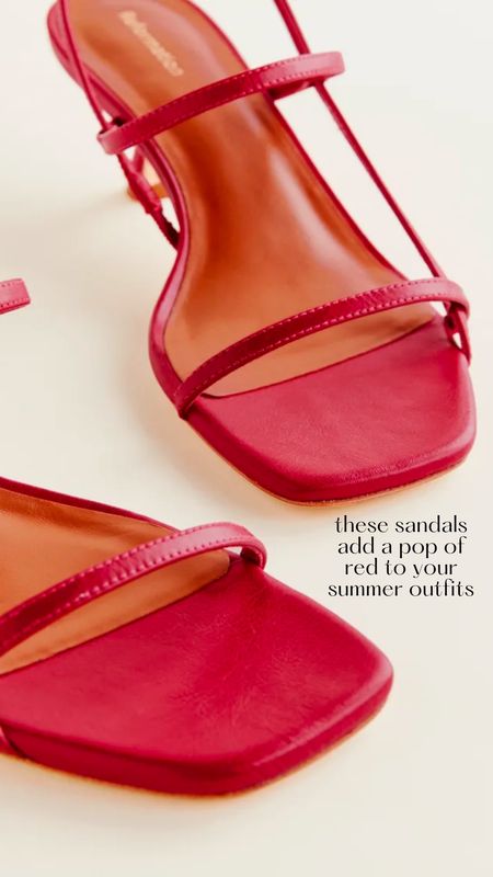 Color crush for summer : RED | summer shoes & summer sandals at different price points 

#LTKShoeCrush