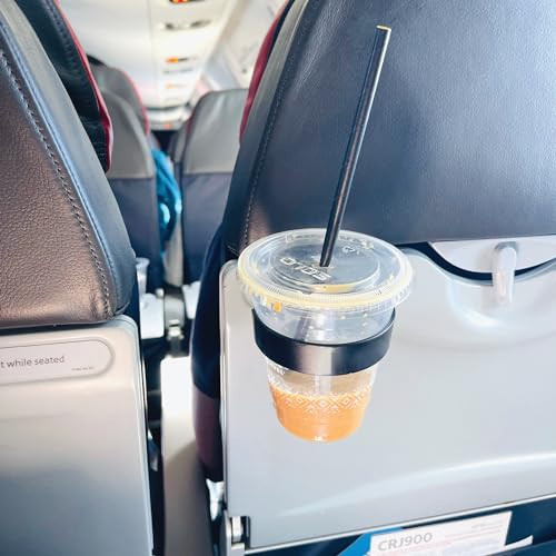 FLYGA Airplane Drink or Phone Holder Travel Accessory (Black) | Amazon (US)