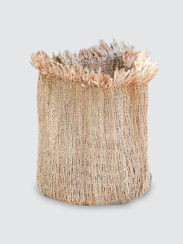 Territory Design Tassel Basket - Brown - XS | Verishop