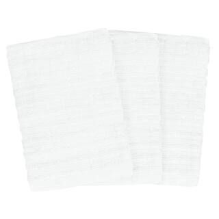 RITZ Royale White Solid Cotton Dish Cloth (Set of 3) | The Home Depot