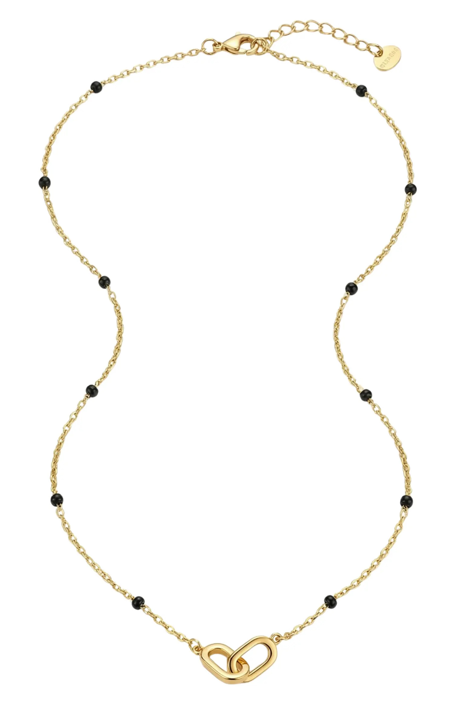 Enamel Bead Interlocking Oval Chain Necklace (Women) | Nordstrom | Nordstrom