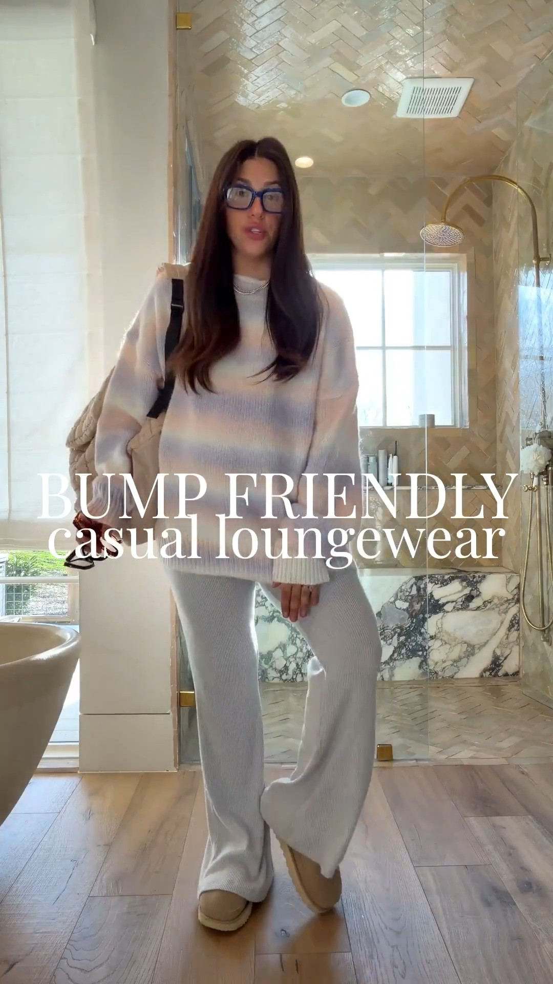 Super cold in Nash but want to give light and fun vibes with the sweater lol

Sweater: large 
Pants: large 

casual style, Nordstrom sweater, sweatpants, fold overpants, sweater, striped sweater, loungewear, bump friendly, mom of 3, Nashville, Dede Raad, dress up buttercup

#LTKBump #LTKdayinmylife #LTKootd