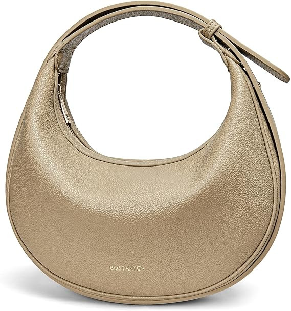 BOSTANTEN Crescent Shoulder Bag for Women Trendy Crossbody Hobo Purse Vegan Leather Clutch Handba... | Amazon (US)