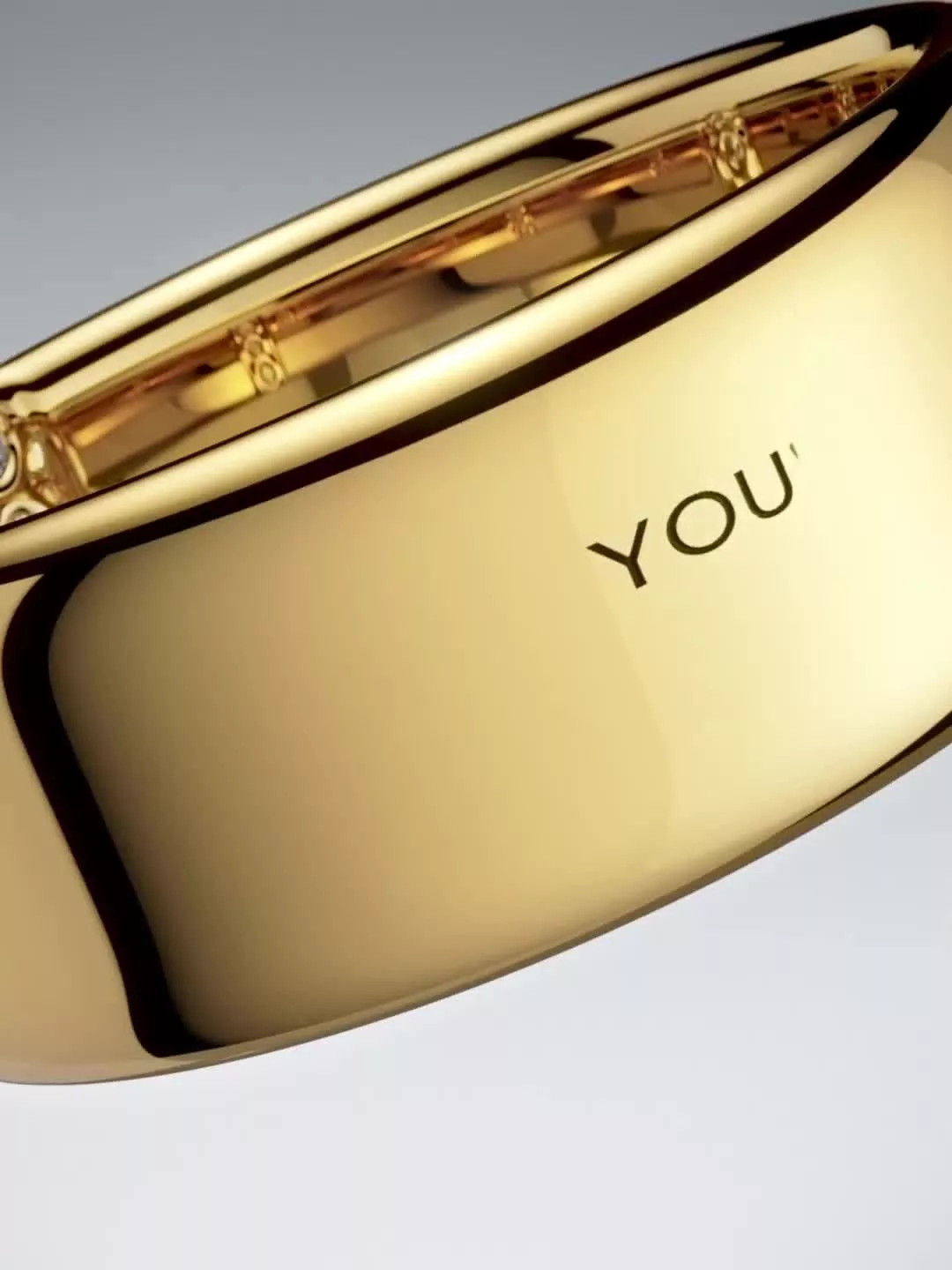 Engravable Wide Band Ring | Gold plated | Pandora US | Pandora US