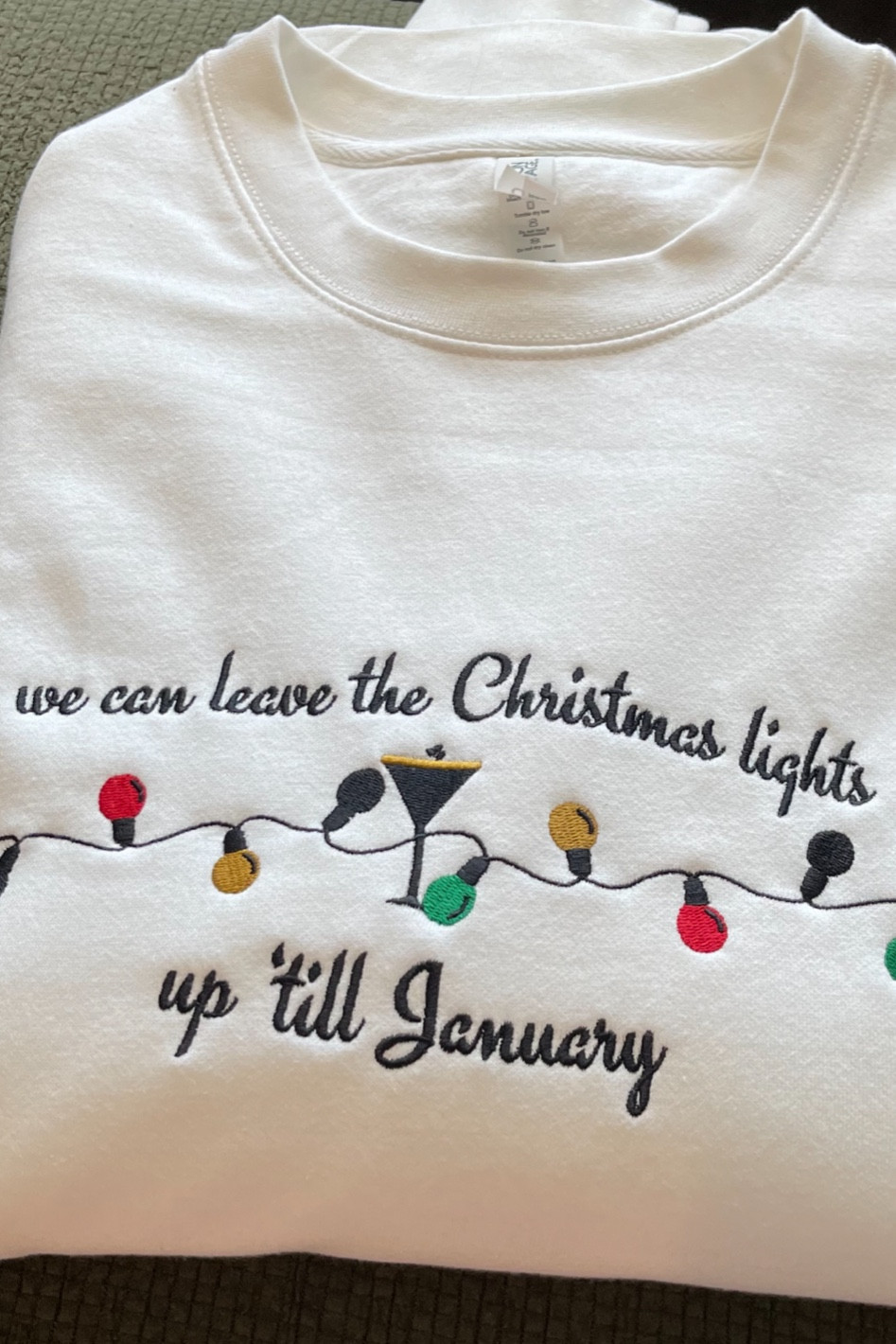 SWIFTIE Christmas crew, lyrics from lover ; “We can leave the Christmas lights up till January” 