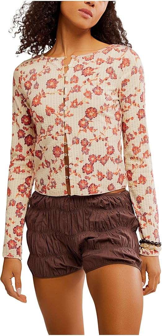 Free People Women's Tilly Long Sleeve - Print | Amazon (US)