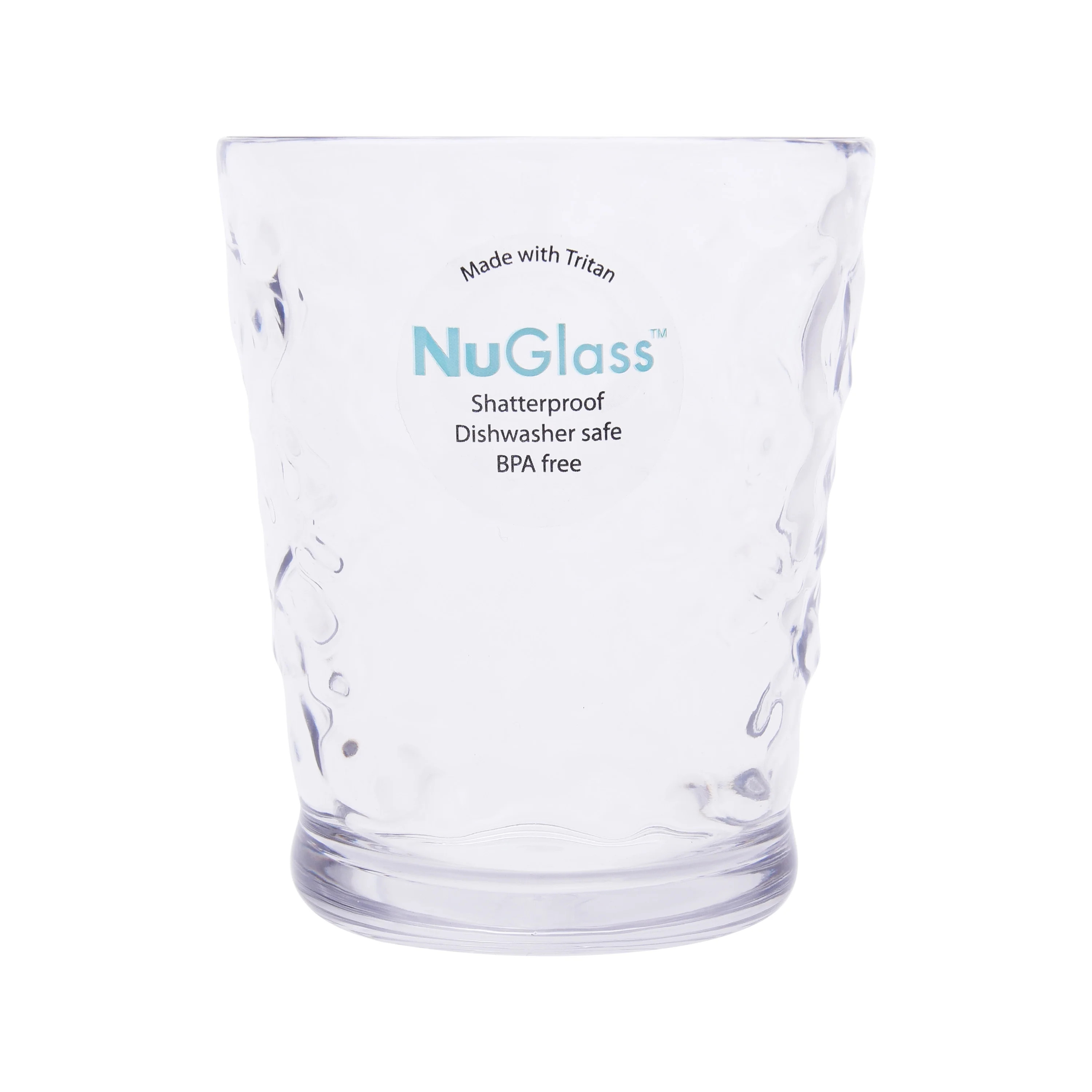 Better Homes & Gardens 14-Ounce Tritan Nuglass Hammered Tumbler, Clear | Walmart (US)