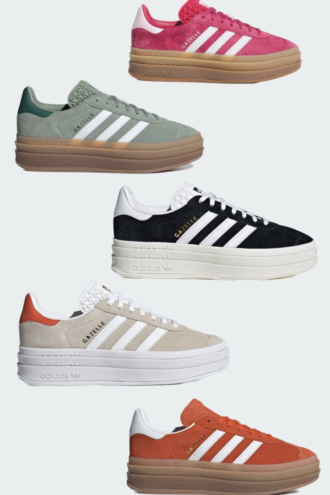 ADIDAS GAZELLE BOLD in stock rn 

#LTKshoecrush #LTKstyletip #LTKGiftGuide